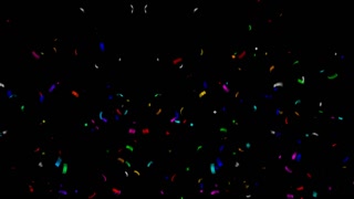 Confetti Pack  with alpha for celebration , christmas , new year , holiday , anniversary or winner project 4 Confetti shoot