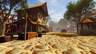 Stone Street Of A Medieval City