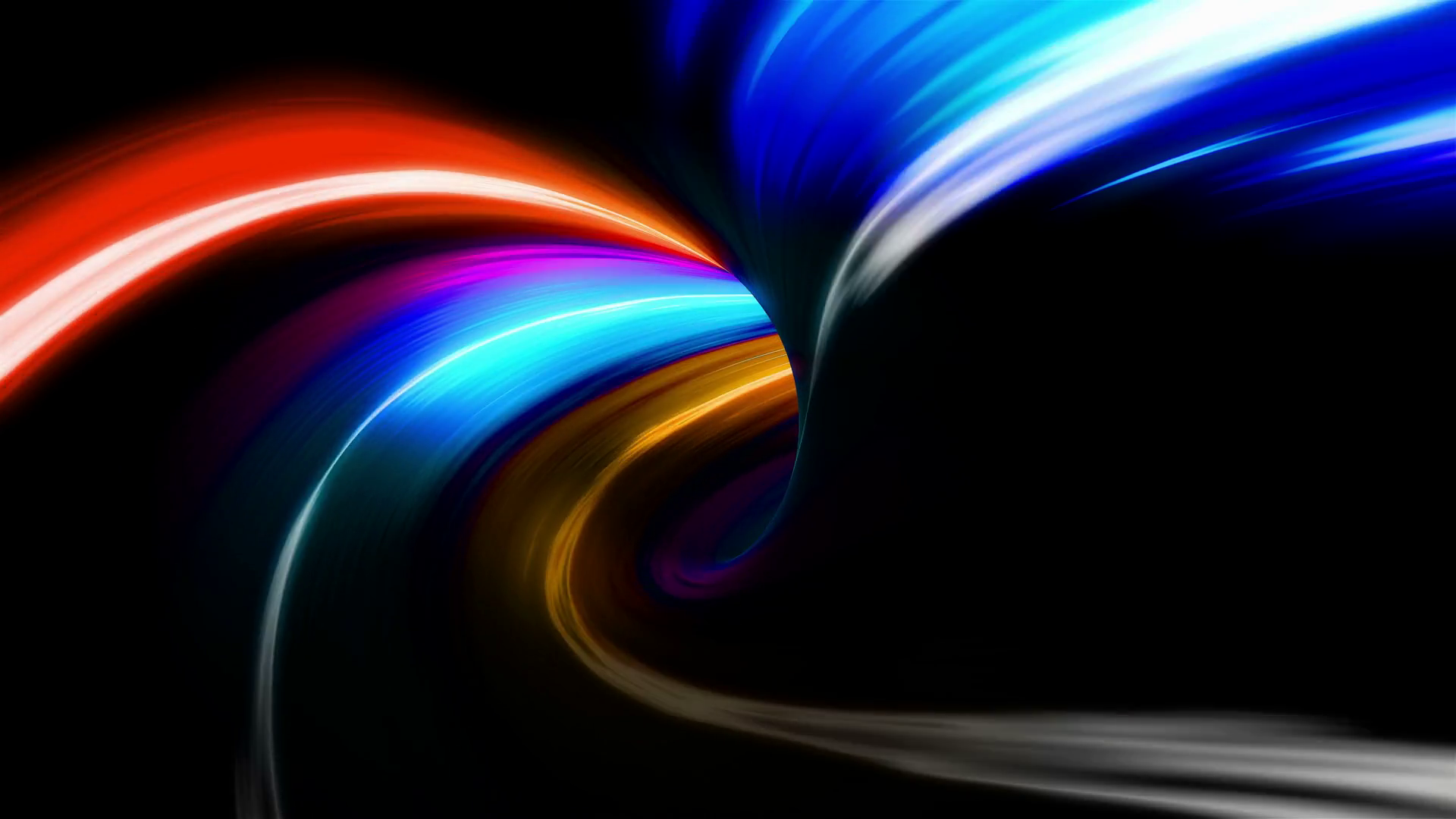 Colorful Swirling Spiral On Black Background Stock Motion Graphics SBV ...