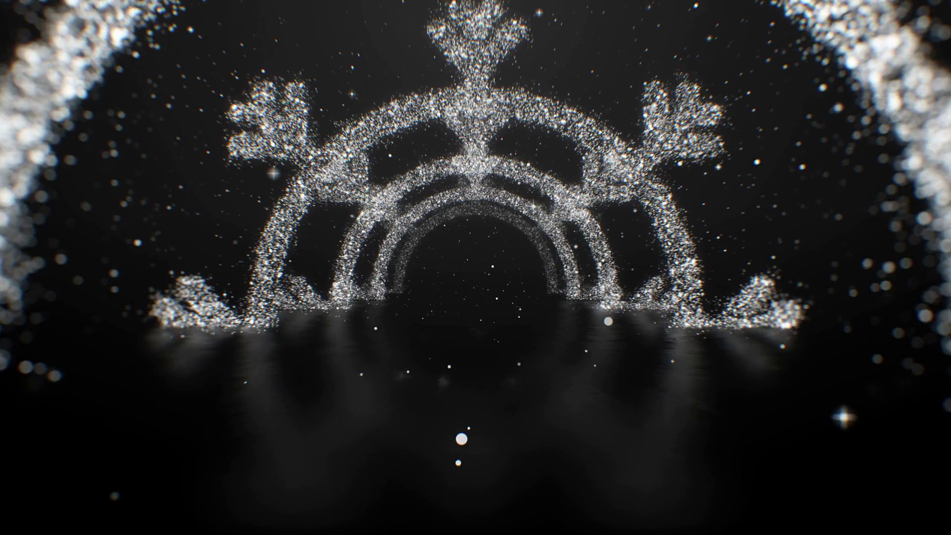 Snowflake Stage Background With Snowflake Stock Motion Graphics SBV ...