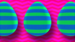 Easter Eggs Forming Shape Loop