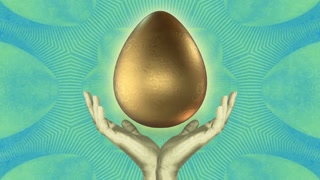 Golden Easter Egg Celebration