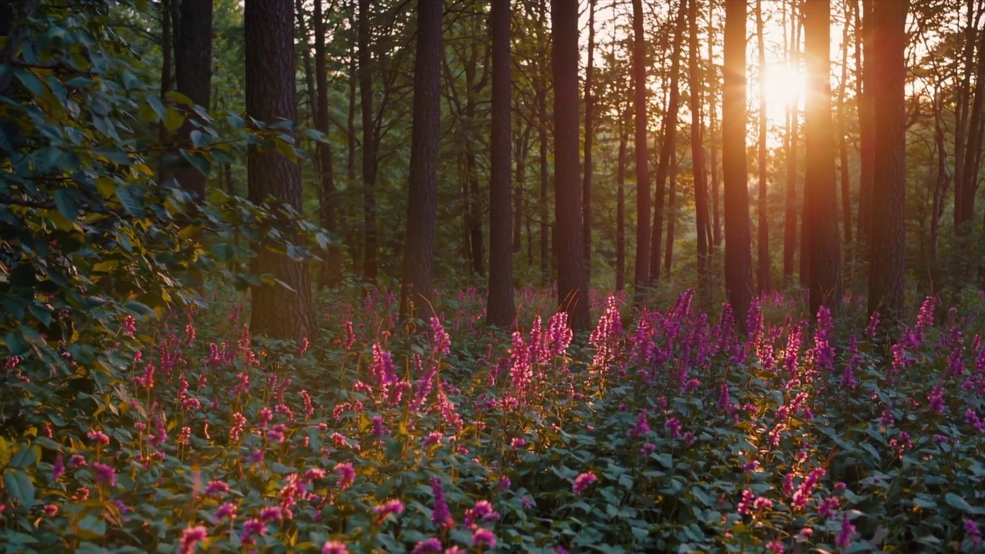 Springtime Flowers Blooming On Forrest Floor Stock Footage SBV ...