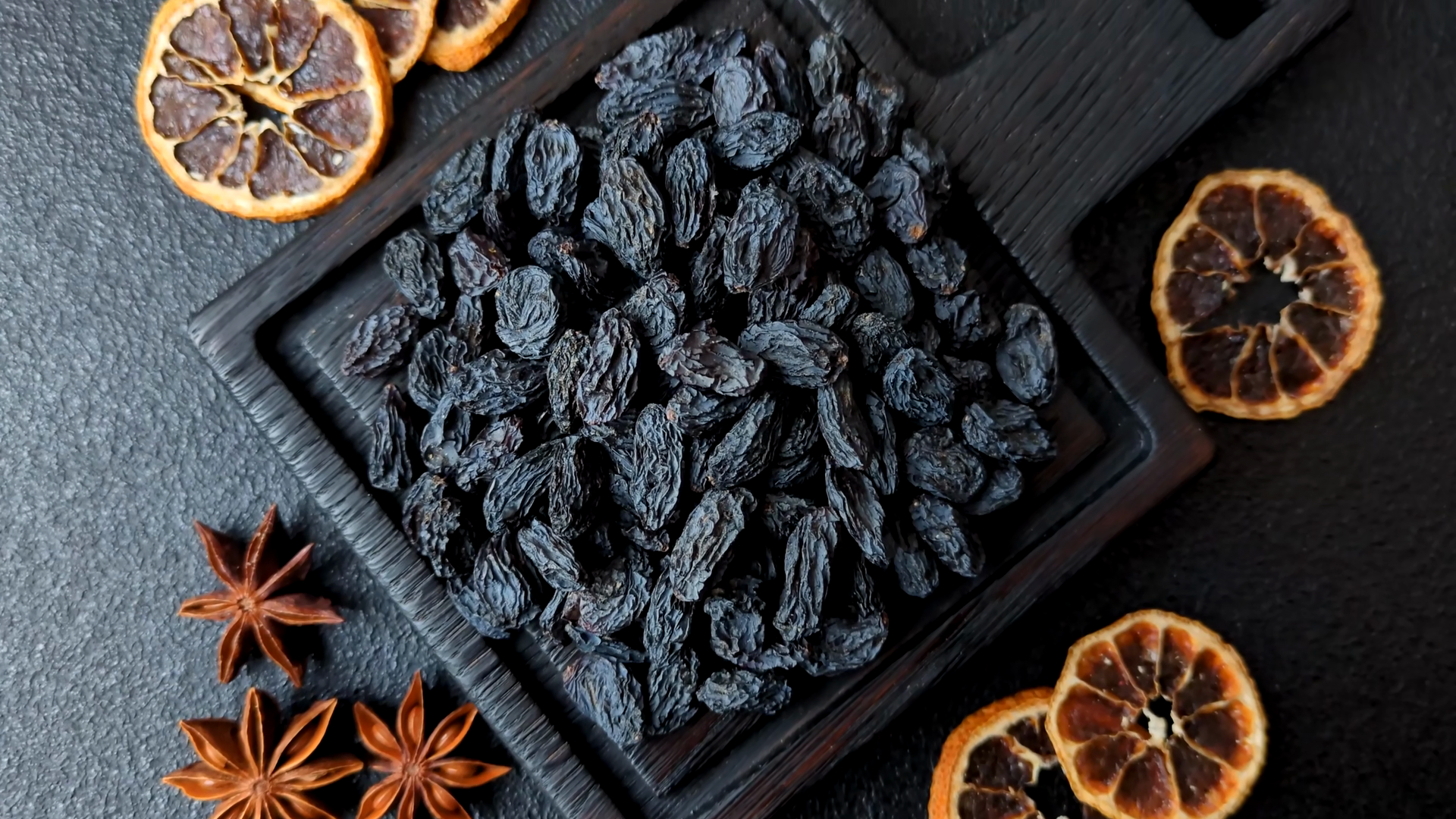 Sweet Dry Black Blue Raisins Made From Stock Footage SBV-353668110 ...