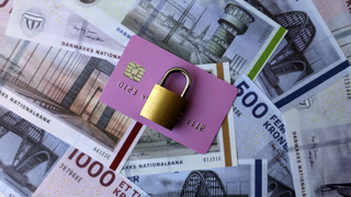 Blocking of a bank debit card, account, or bill, fraud, or bankruptcy. Blocking of a bank card