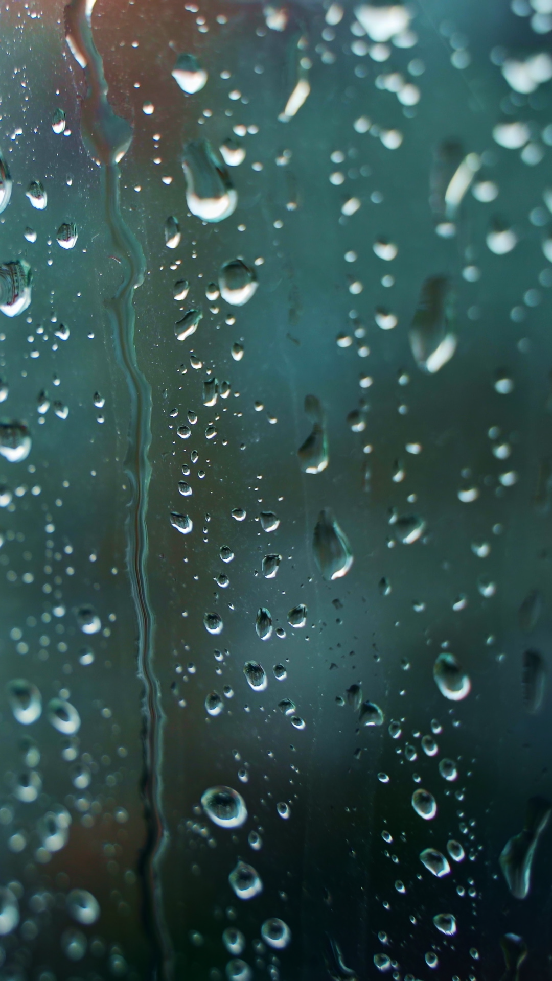 Glass Window In Rainy Weather With Raindrops Stock Footage SBV ...