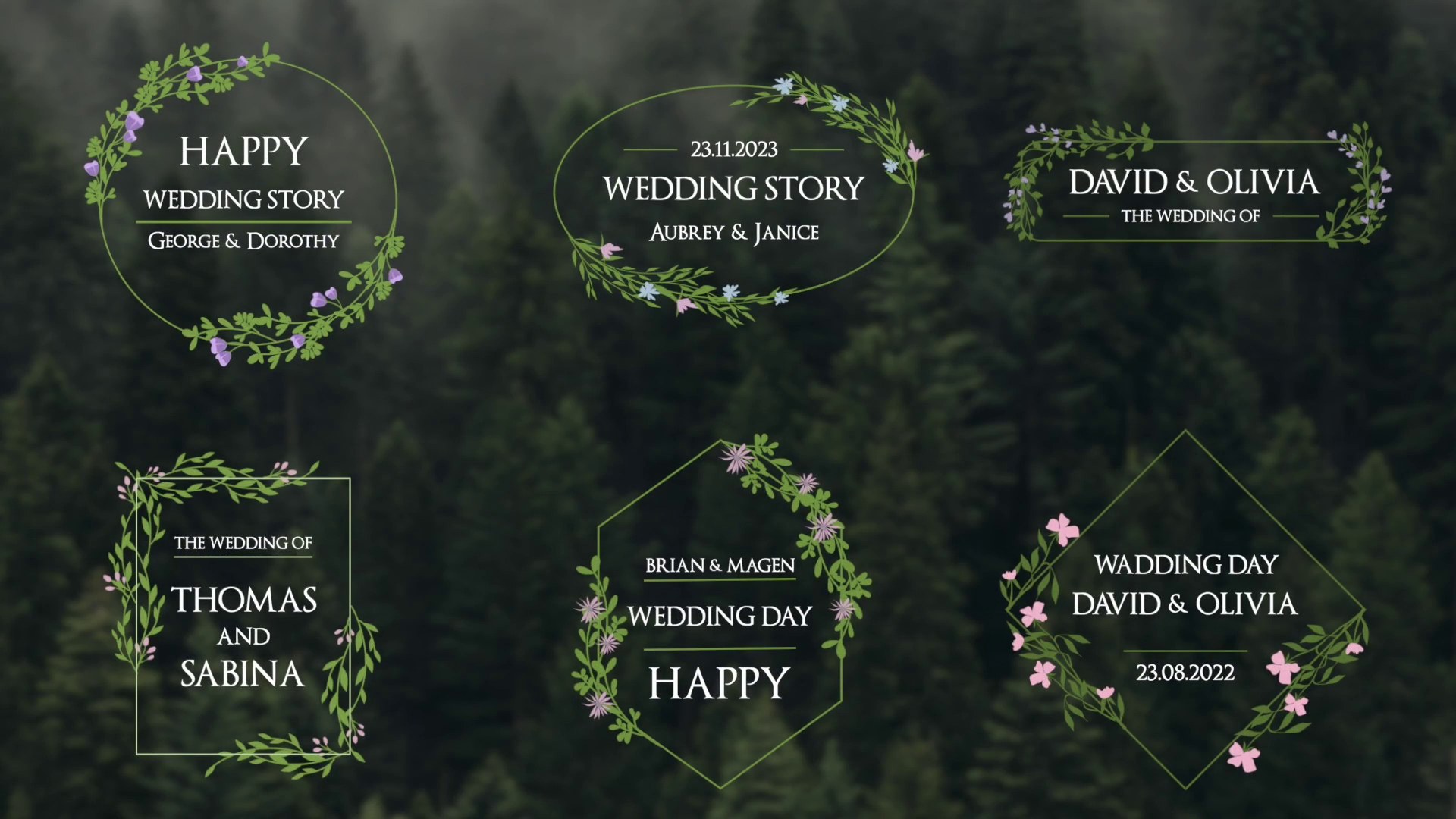 Final Cut Pro Wedding Titles Template SBV347754523 Storyblocks