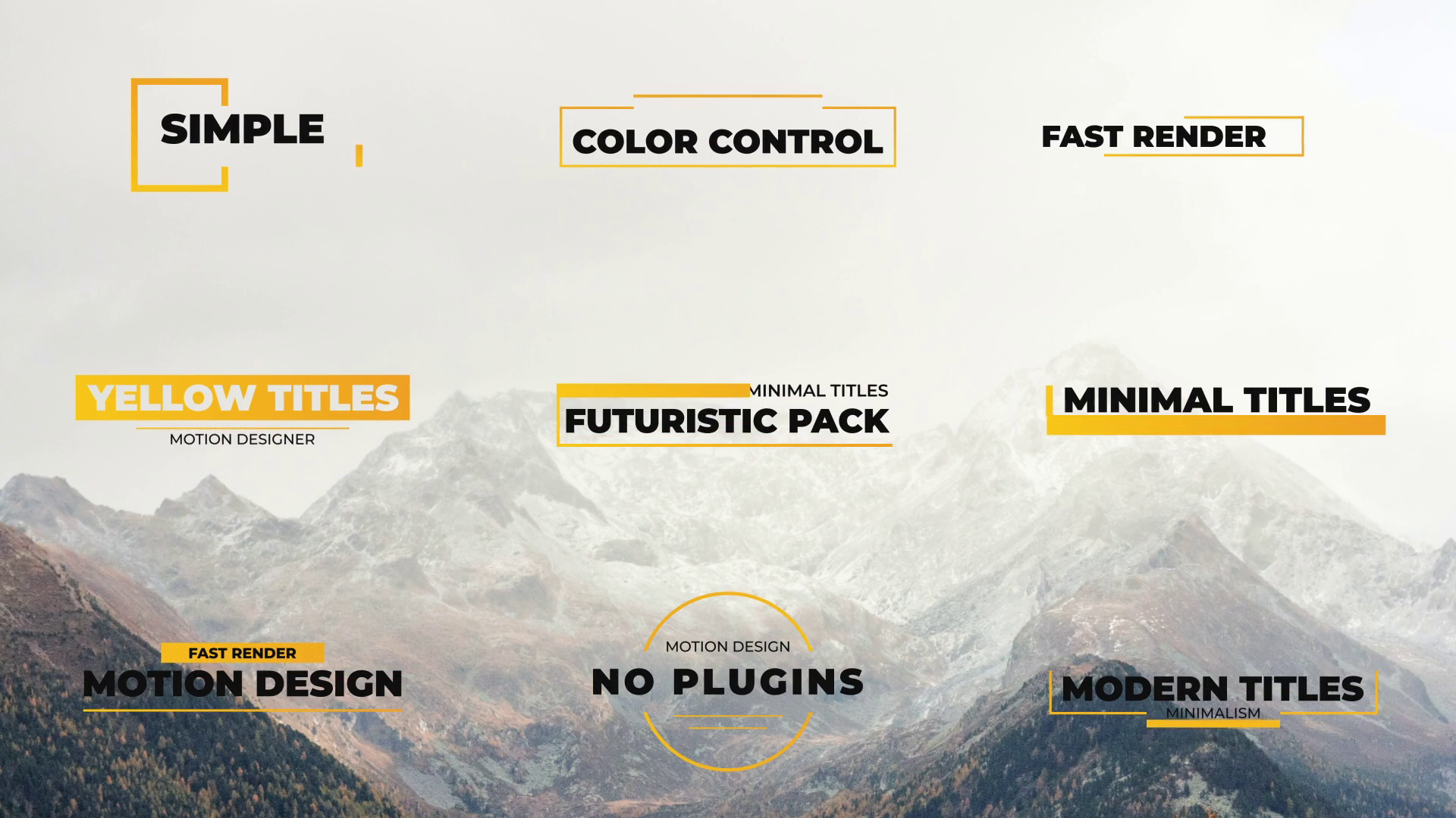 MOGRT Yellow Titles 0122 SBV346485082 Storyblocks