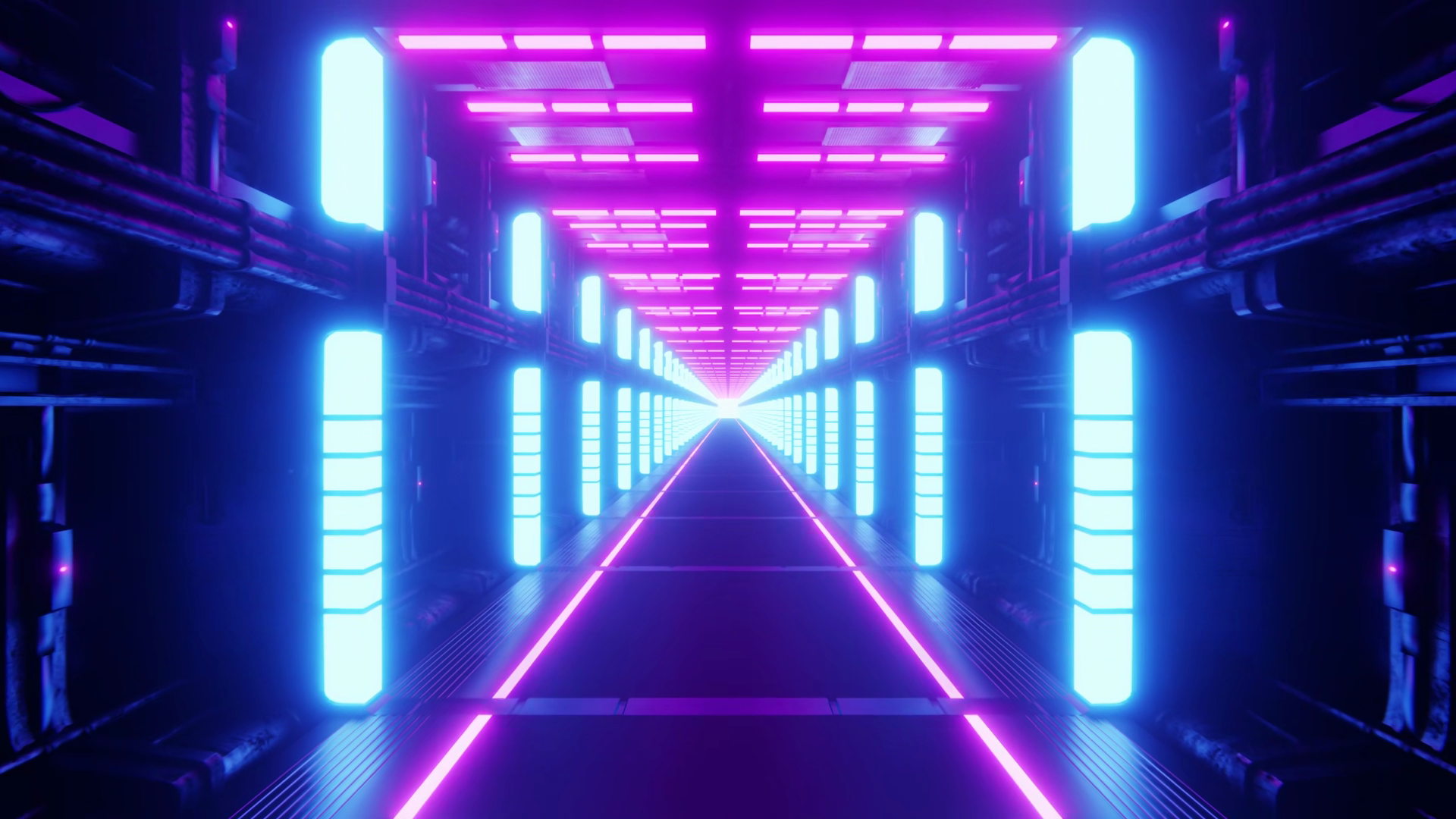 3d Animation Loop Of Round Corridor Stock Footage SBV-354033376 ...