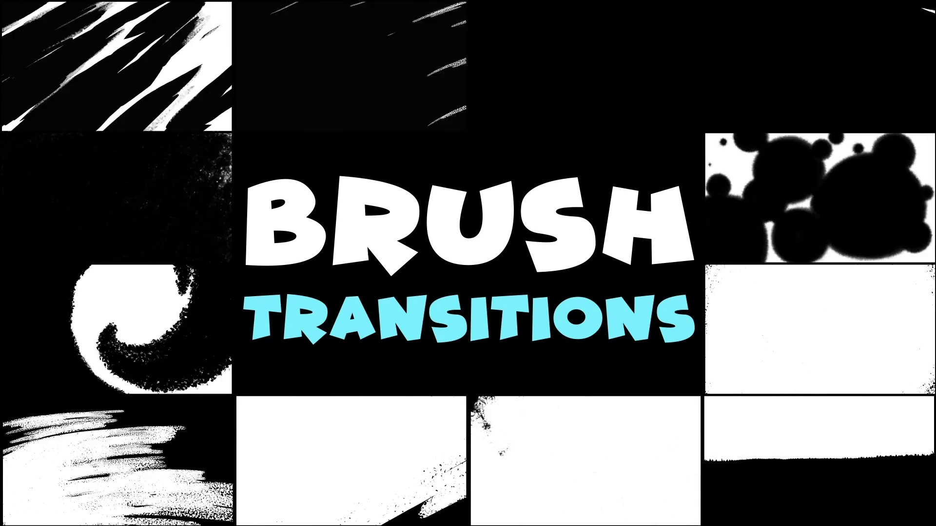 Brush Transitions Effects Template SBV346967246 Storyblocks
