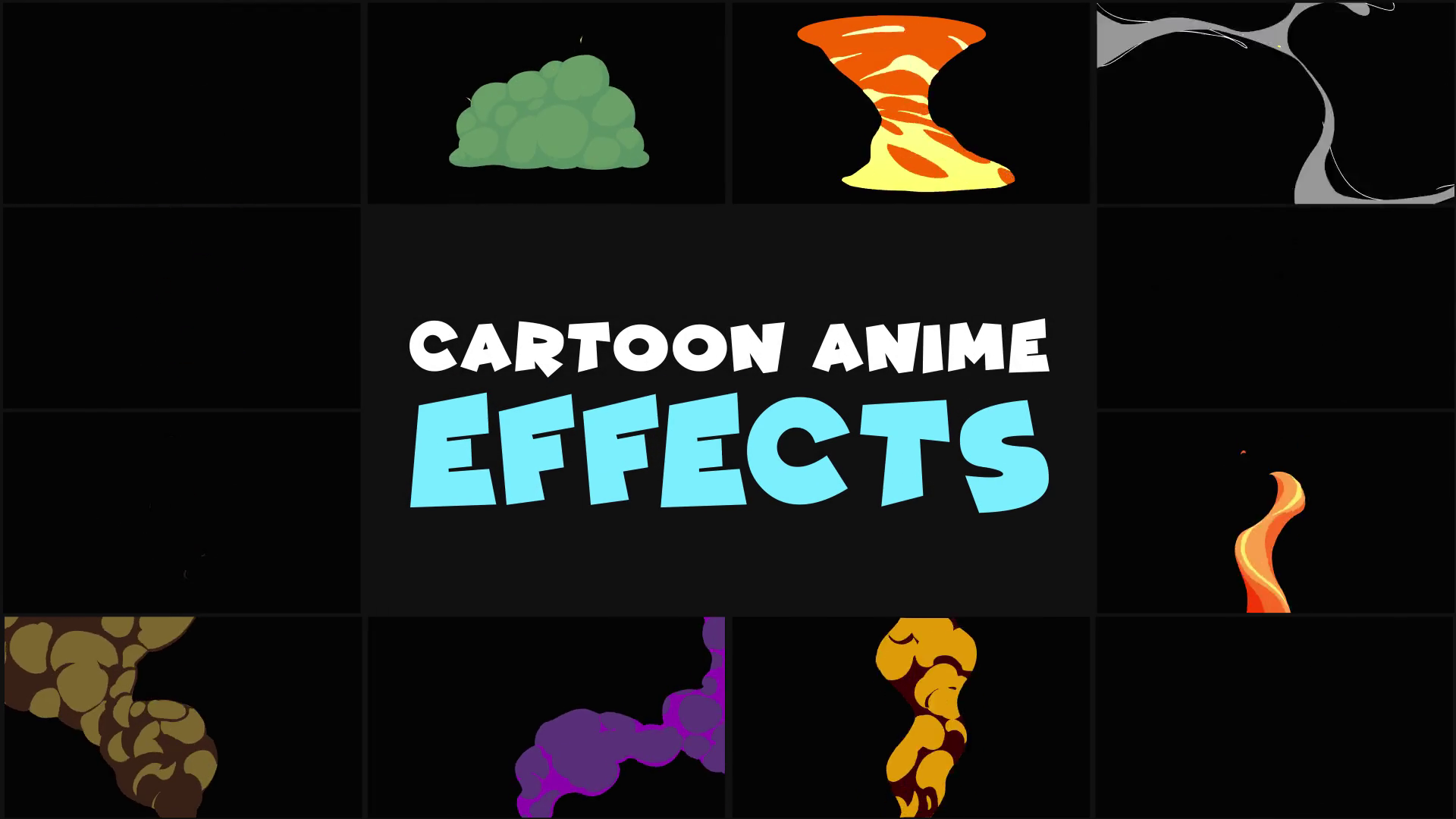 Cartoon Anime Effects Pack | Effects Template SBV-347140099 - Storyblocks