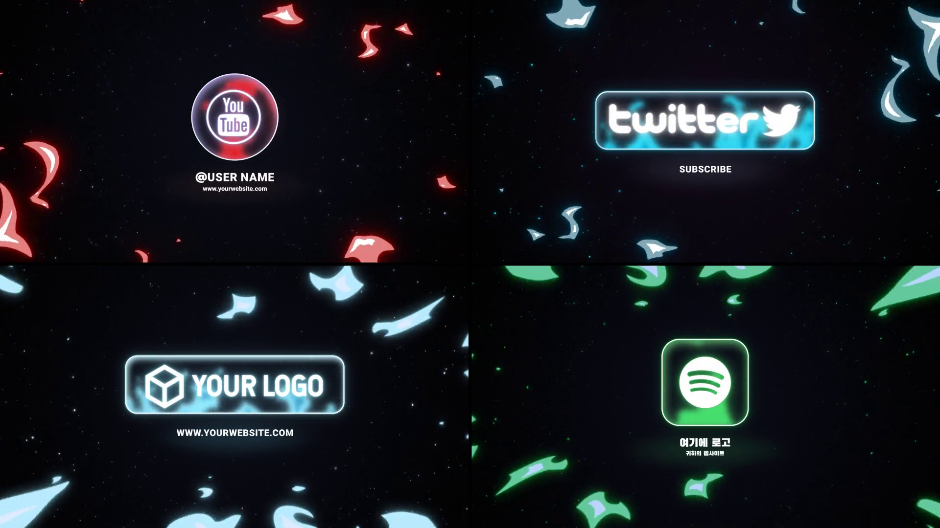 Flame Logo Pack Premiere Pro Template SBV348496328 Storyblocks