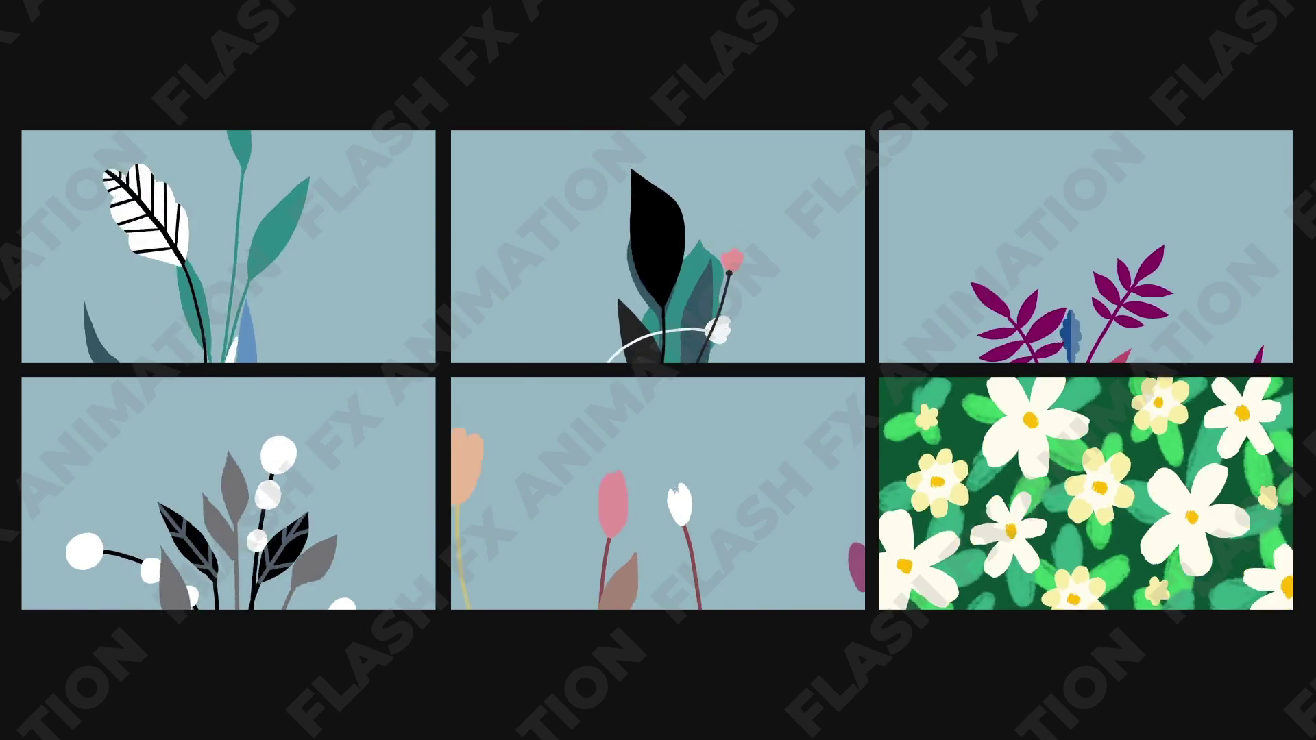 Ae Template Flower Animated Backgrounds Effects Sbv 349312068