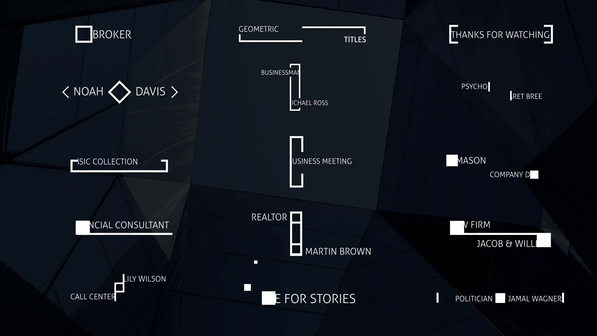 Geometric Titles Premiere Pro Template SBV347792899 Storyblocks