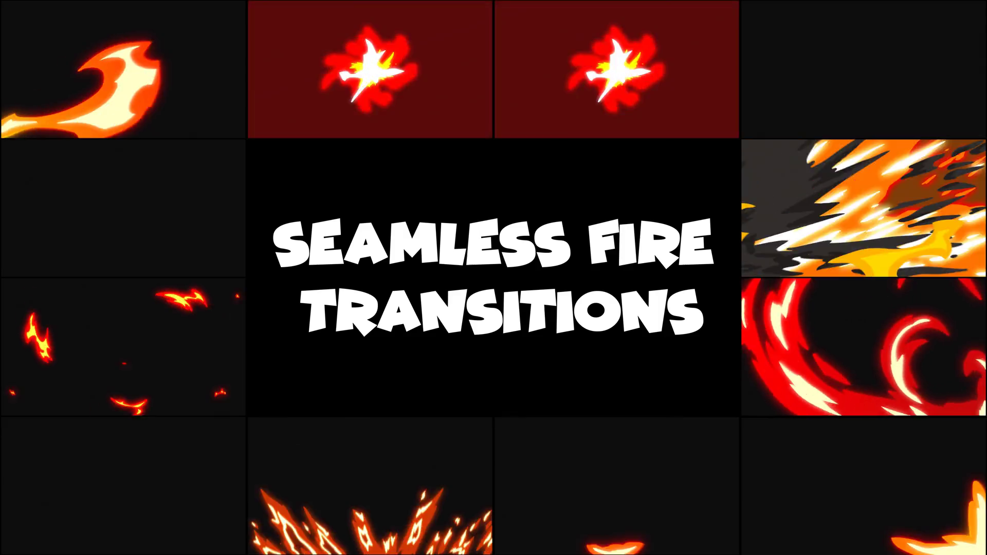 Seamless Fire Transitions Is Stunning Stock Footage SBV347678311