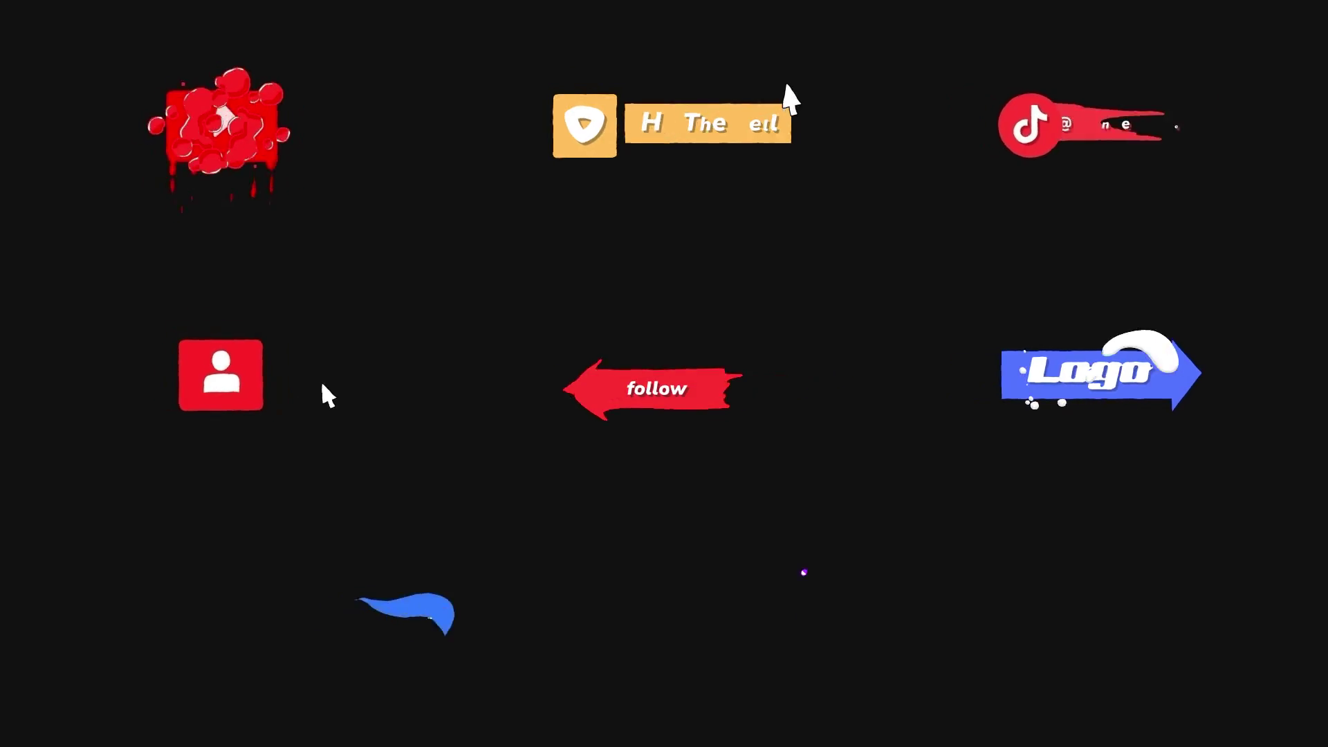 Social Media Lower Thirds DaVinci Resolve Template SBV349220229