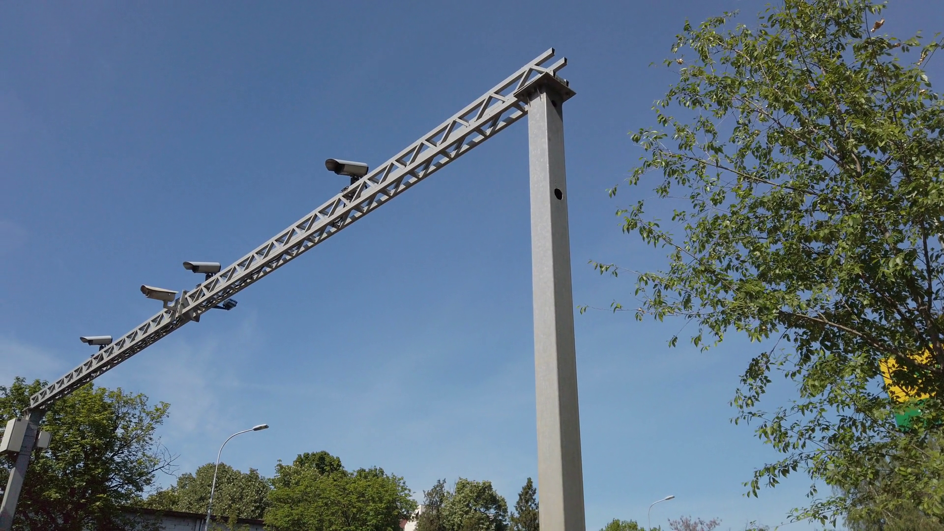 Modern Traffic Monitoring Structure With Stock Footage SBV-352937925 ...