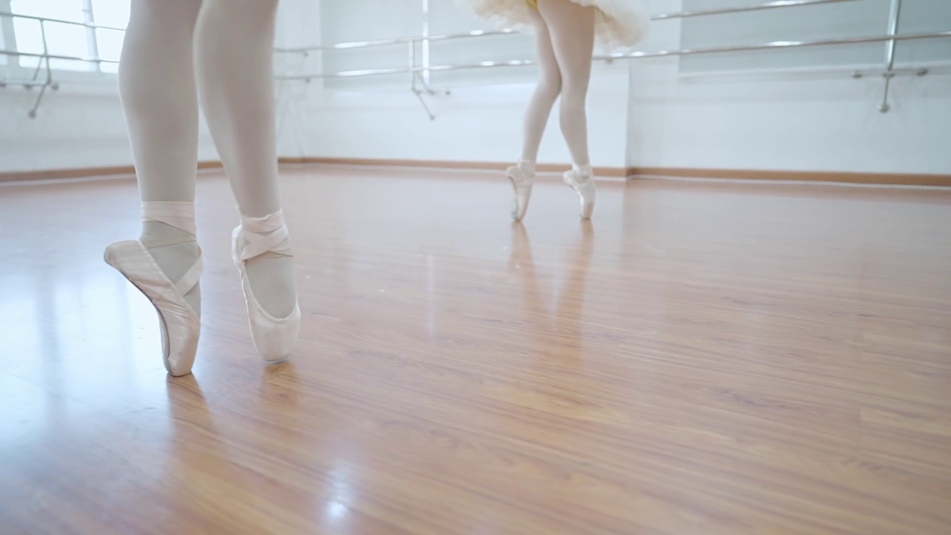 Low Angle Shot Of Ballet Dancers Lower Body Stock Footage SBV-349209932 ...