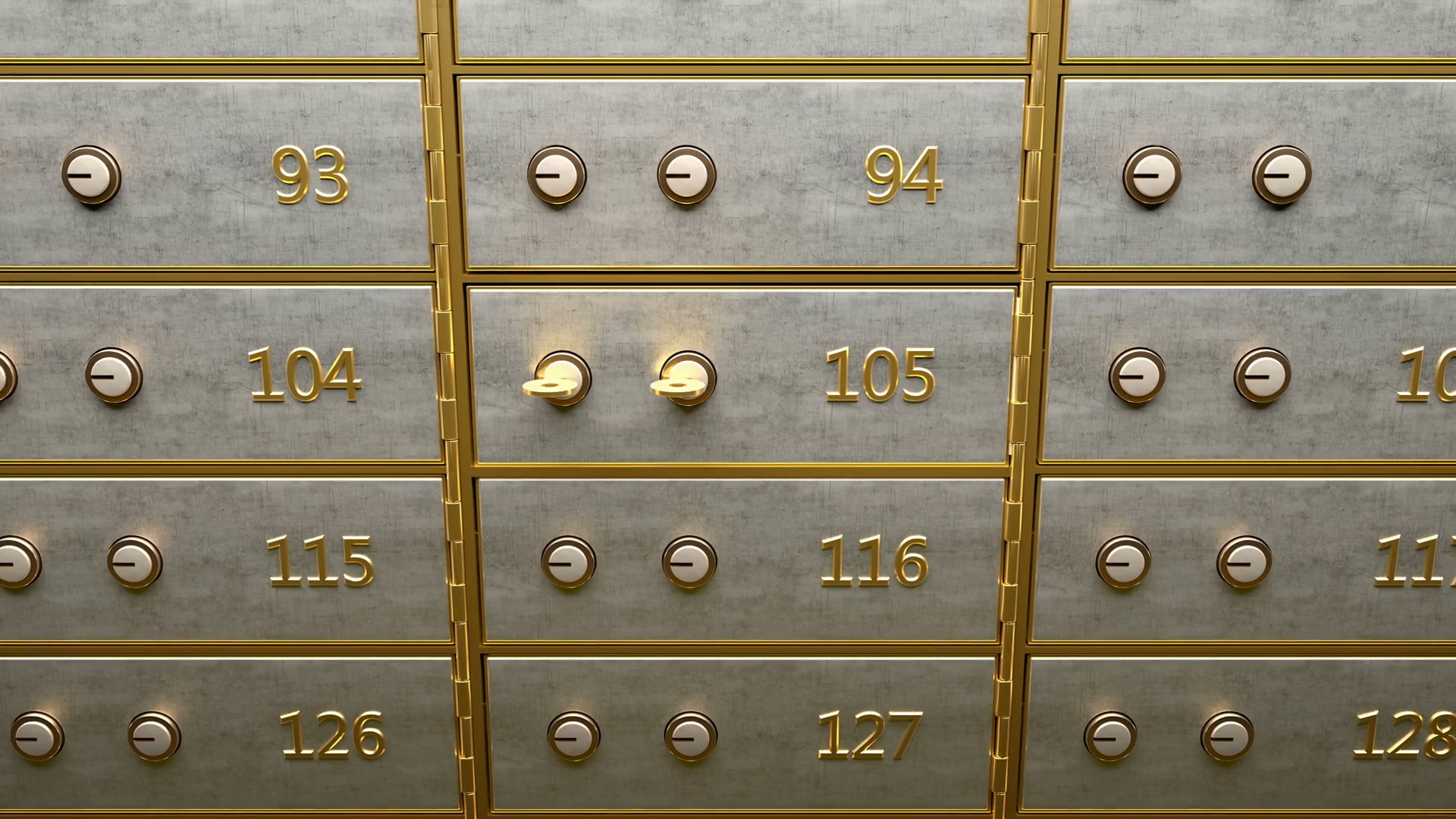 Safety Deposit Box With Gold Bars Inside Stock Footage SBV334146797