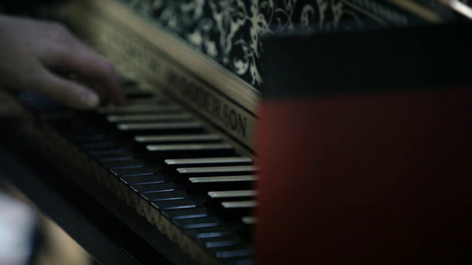 Classical Orchestra Harpsichord Player Stock Footage SBV301280630