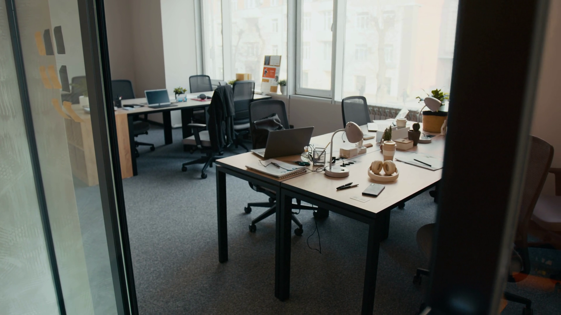 No People Shot Of Modern Office Interior Stock Footage SBV-352240446 ...