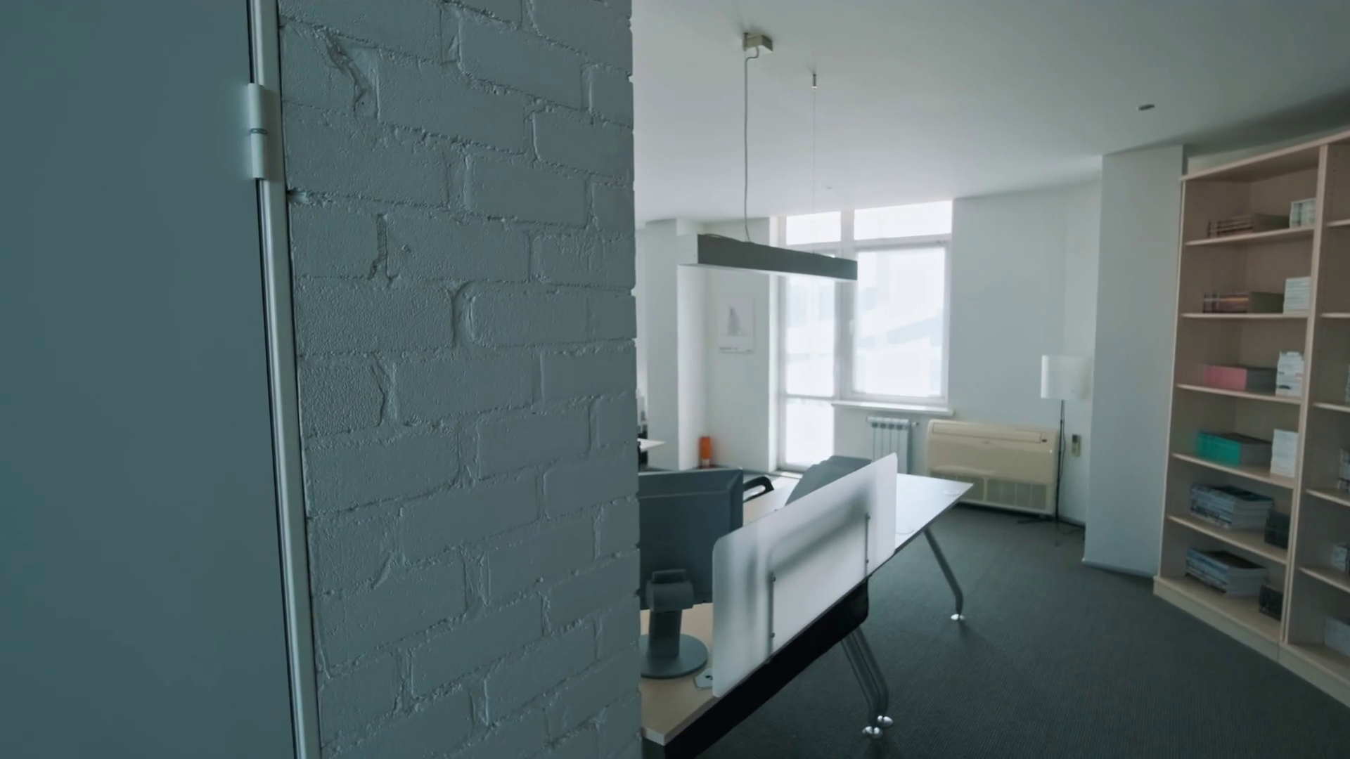 Handheld Tracking People Shot Of Spacious Stock Footage SBV338706639