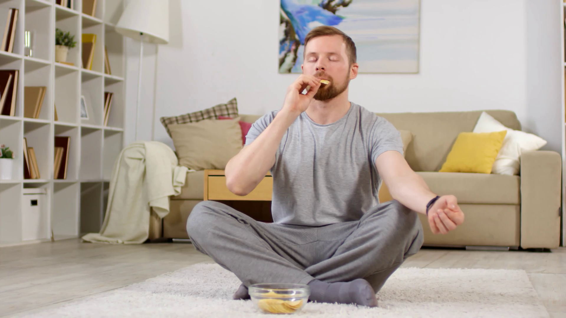 Lotus Pose After Eating