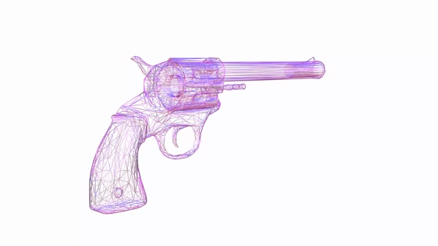 Revolver Gun | Colors motion backgrounds - Storyblocks