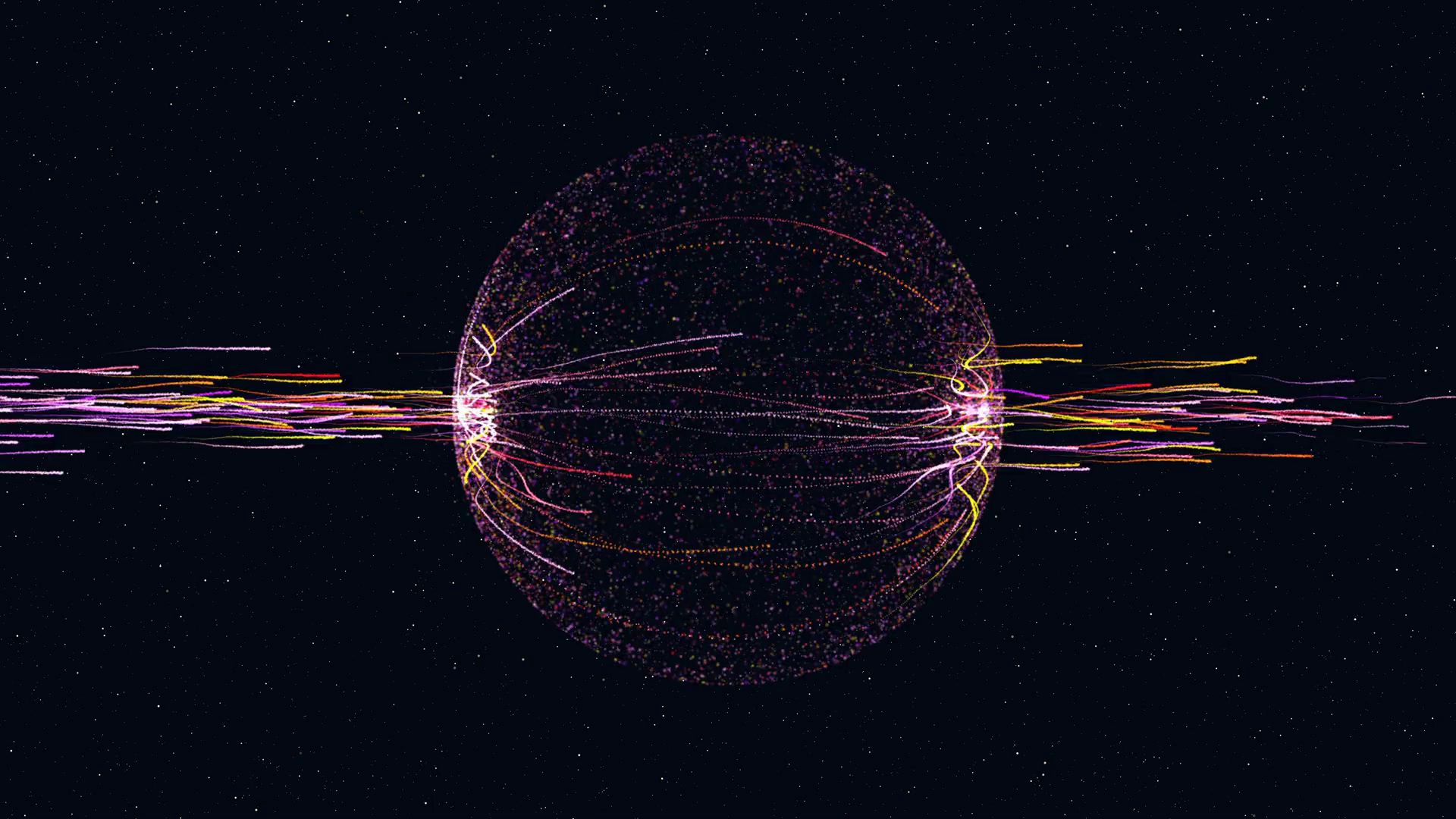 Dark background with animated sphere Motion Background 00:20 SBV ...
