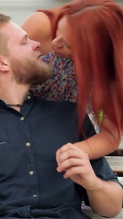 She closed her eyes and kissed him