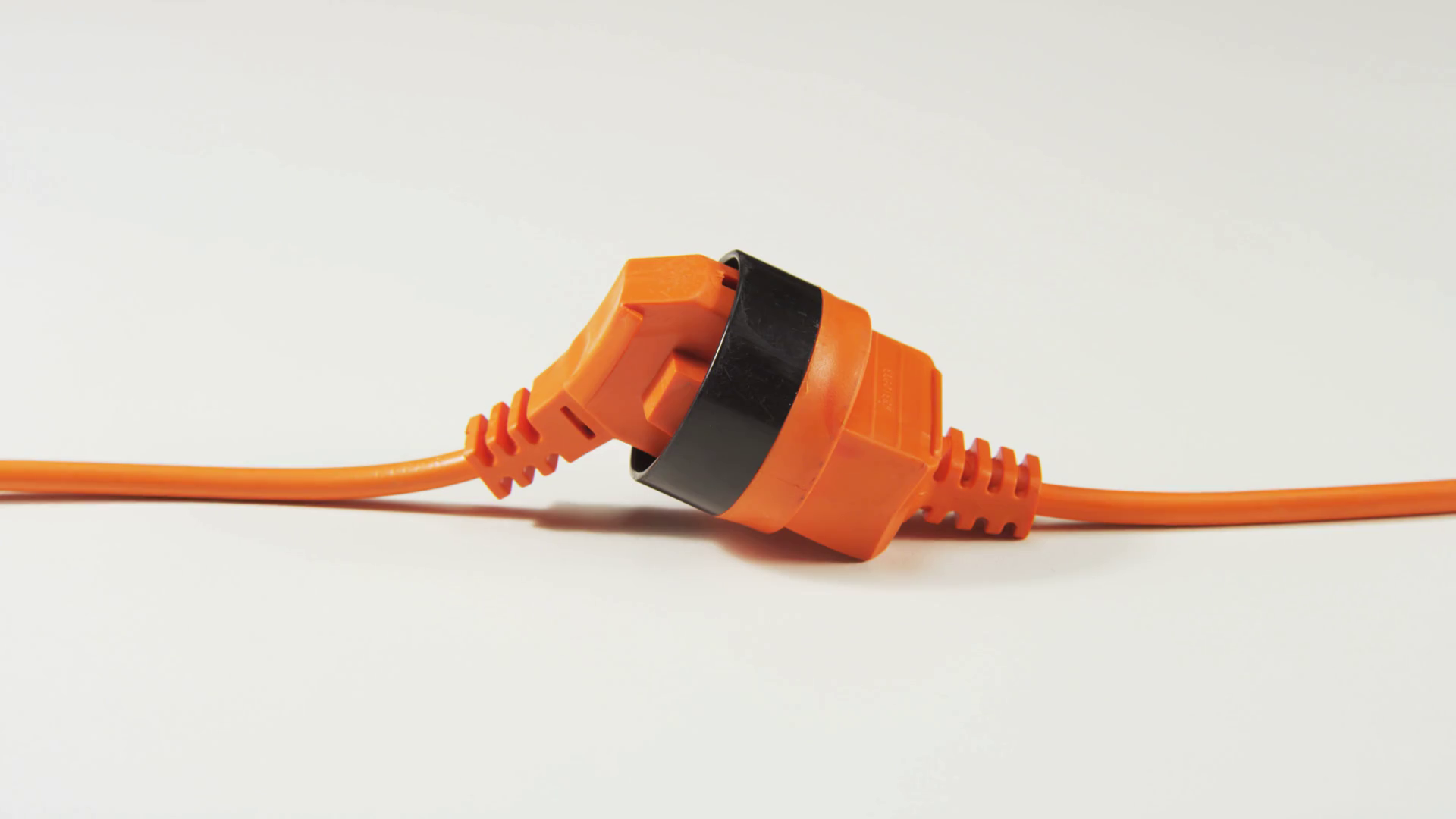 Unplugging Cable From an Extension Cord Stock Video Footage 0009 SBV