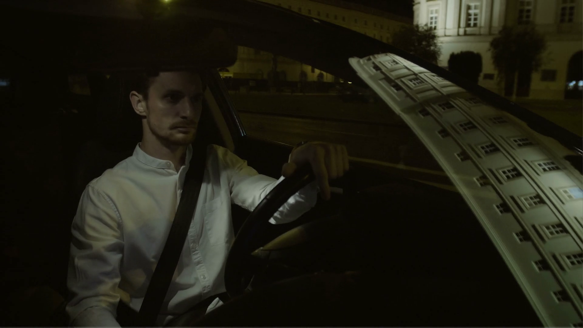 Young Businessman Doing Right Turn With Car Stock Footage SBV-316682345 ...