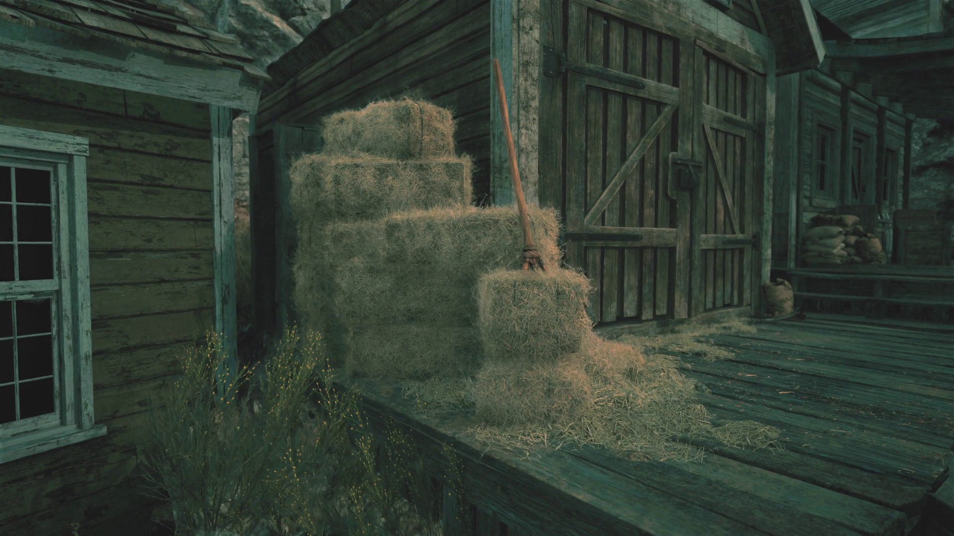 A Rustic Barn Stack Of Hay In Countryside Stock Motion Graphics SBV ...