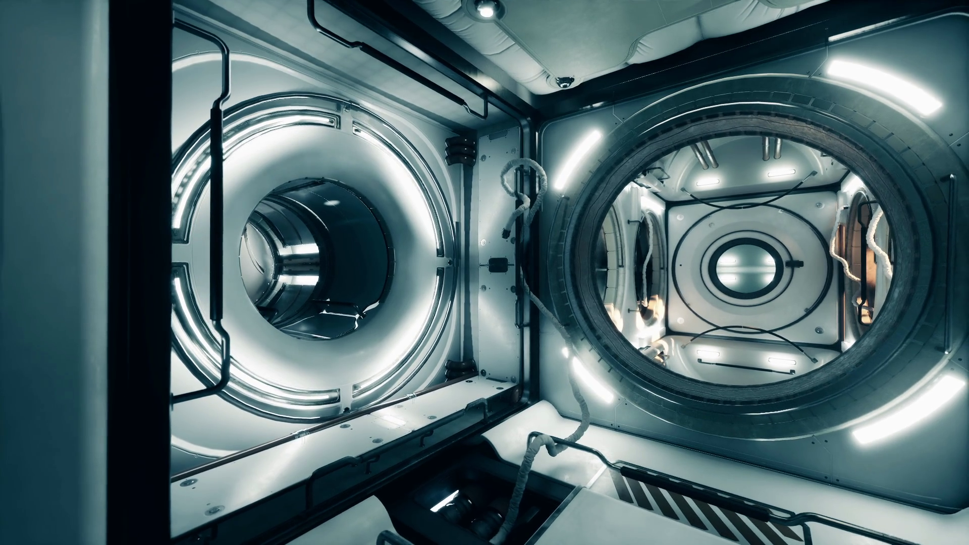 Interior Of Futuristic Station Featuring Stock Motion Graphics SBV ...