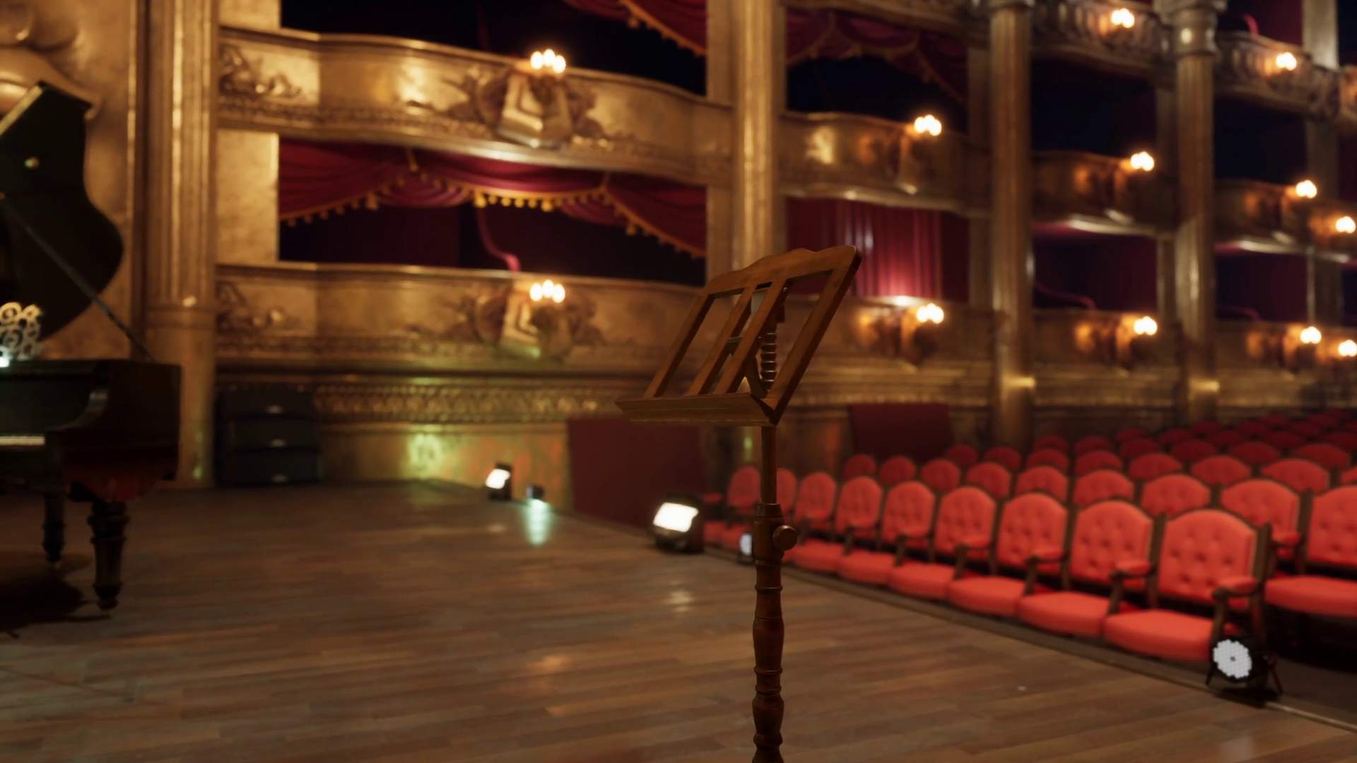 Ornate Historic Opera House Interior With Stock Motion Graphics SBV ...