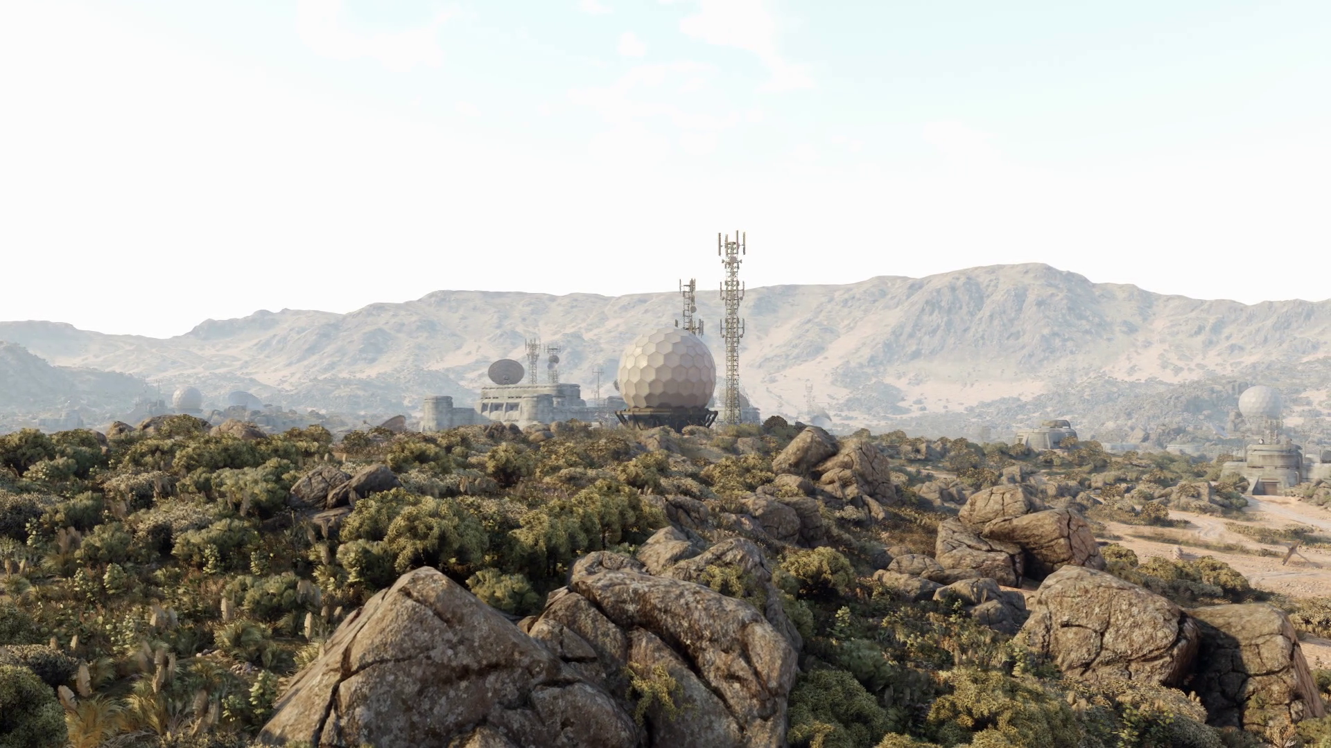 Military Base Set In Mountains With Stock Motion Graphics SBV-351806337 ...