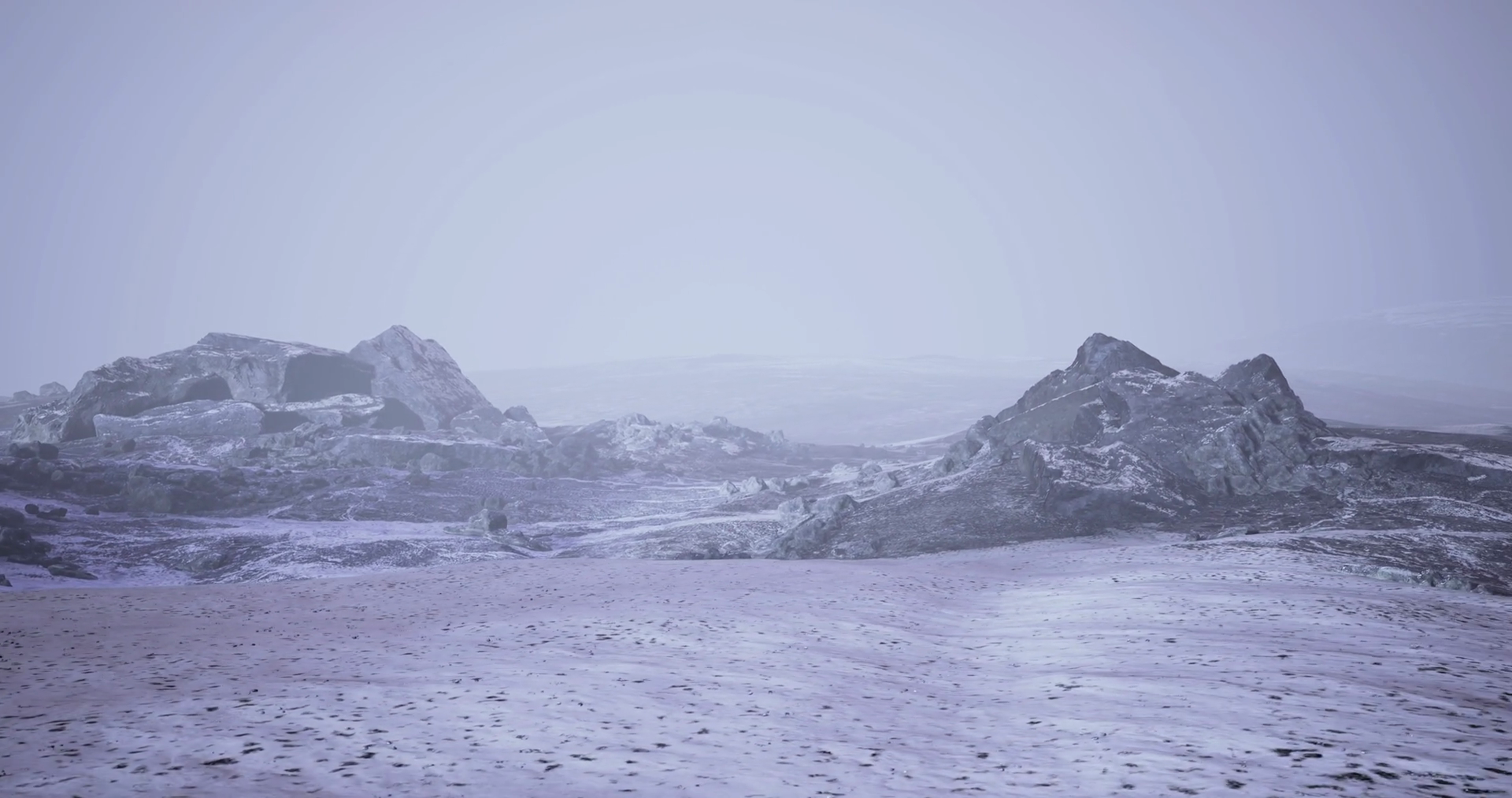Expansive Winter Landscape Covered In Snow Stock Motion Graphics SBV ...