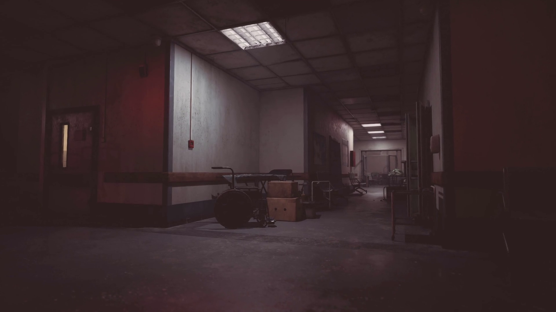 Dim Hospital Hallway At Night With Abandoned Stock Motion Graphics SBV ...