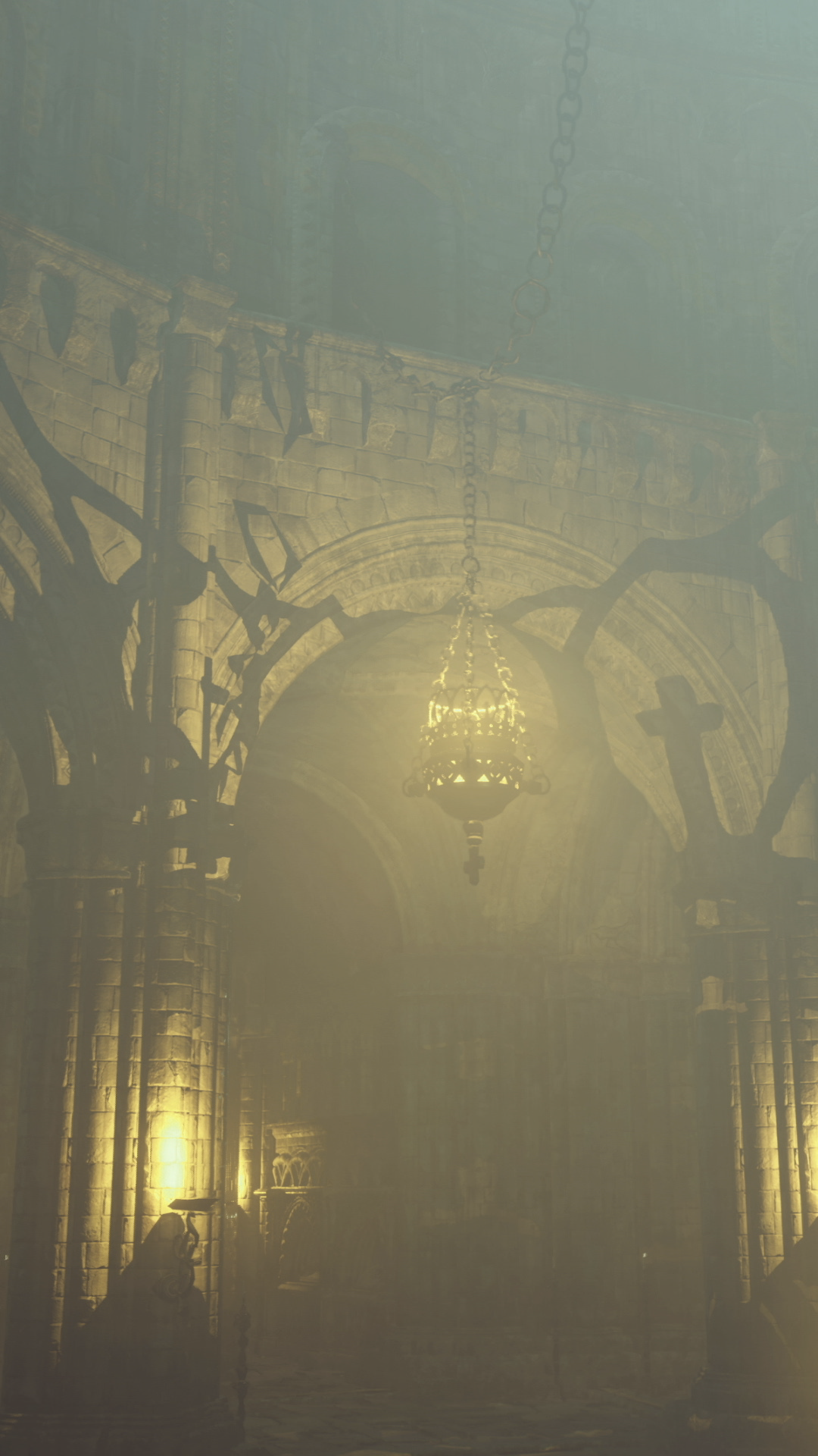 Mysterious Ancient Church Illuminated Dim Stock Footage SBV-353138137 ...
