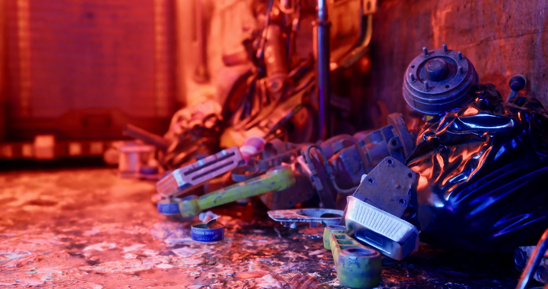 Discarded Mechanical Parts Create Industrial Stock Motion Graphics SBV ...