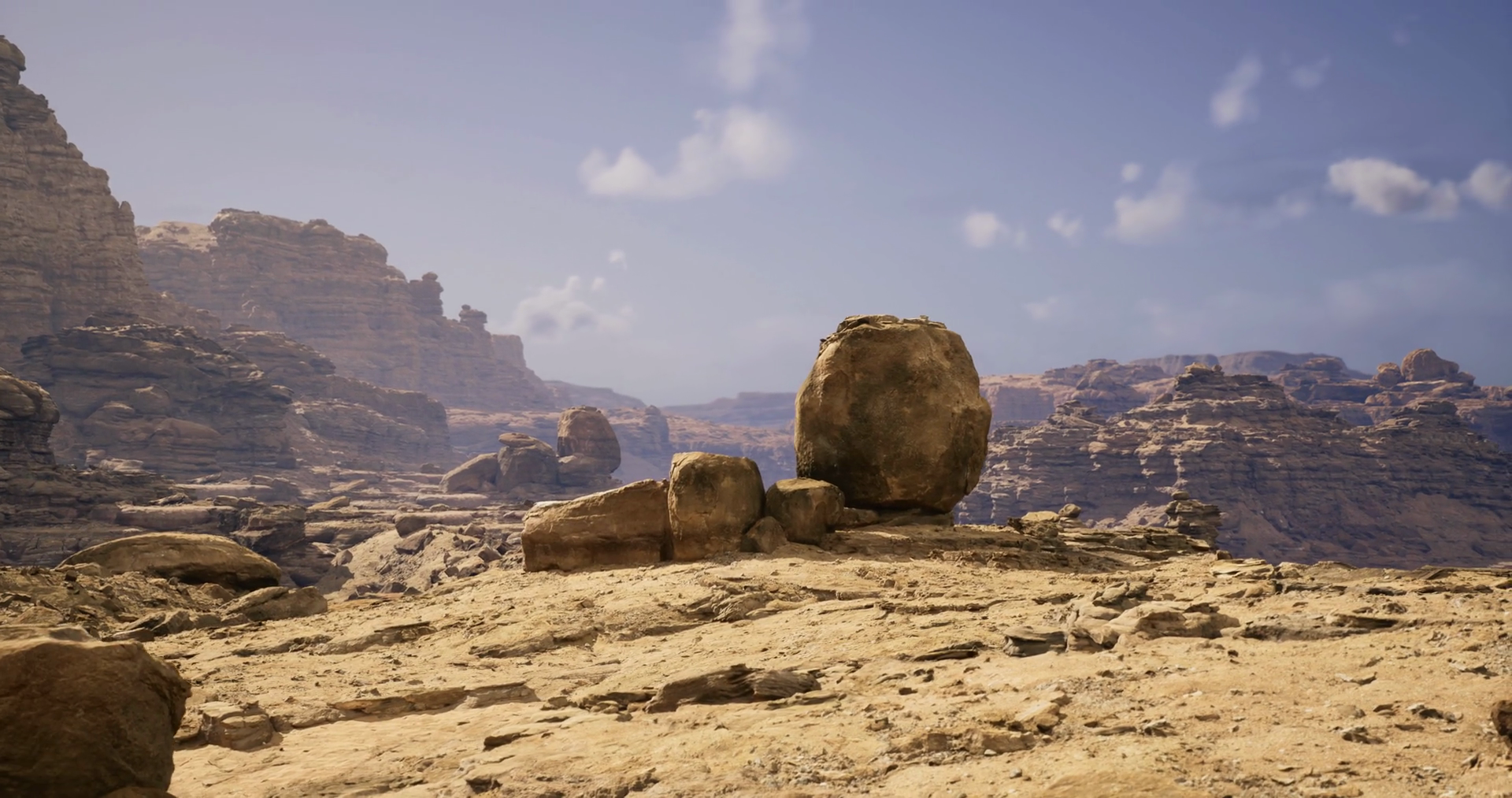 Vast Rocky Landscape With Large Boulders Stock Motion Graphics SBV ...