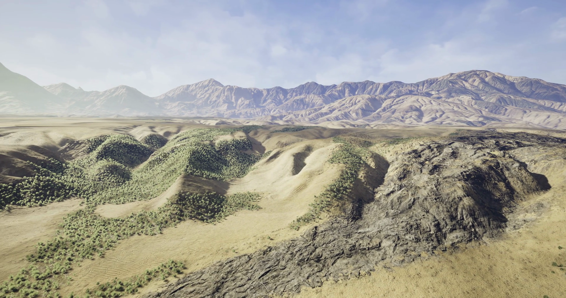 Expansive Desert Landscape Showcases Rugged Stock Motion Graphics SBV ...
