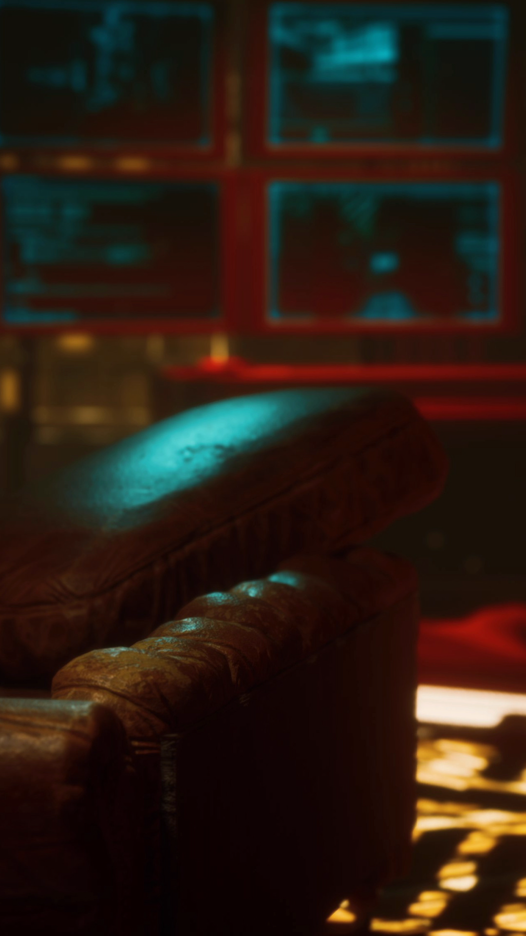 Sci Fi Futuristic Interior With Neon Lights Stock Footage SBV-353157246 ...