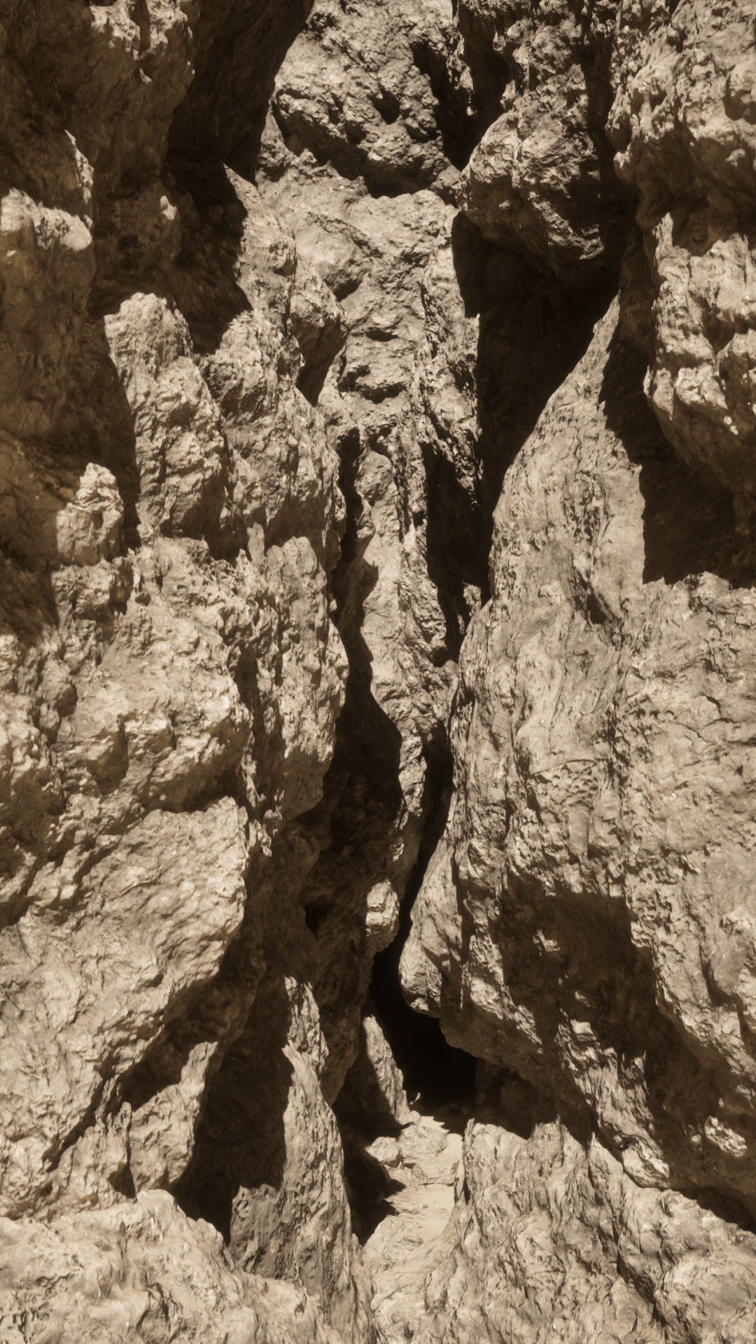 A Stunning Rock Formation Inside Mysterious Stock Footage SBV-353180164 ...
