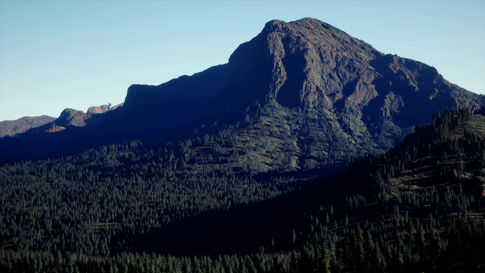Panoramic Aerial View Of Rocky Ridge Among Stock Motion Graphics SBV ...
