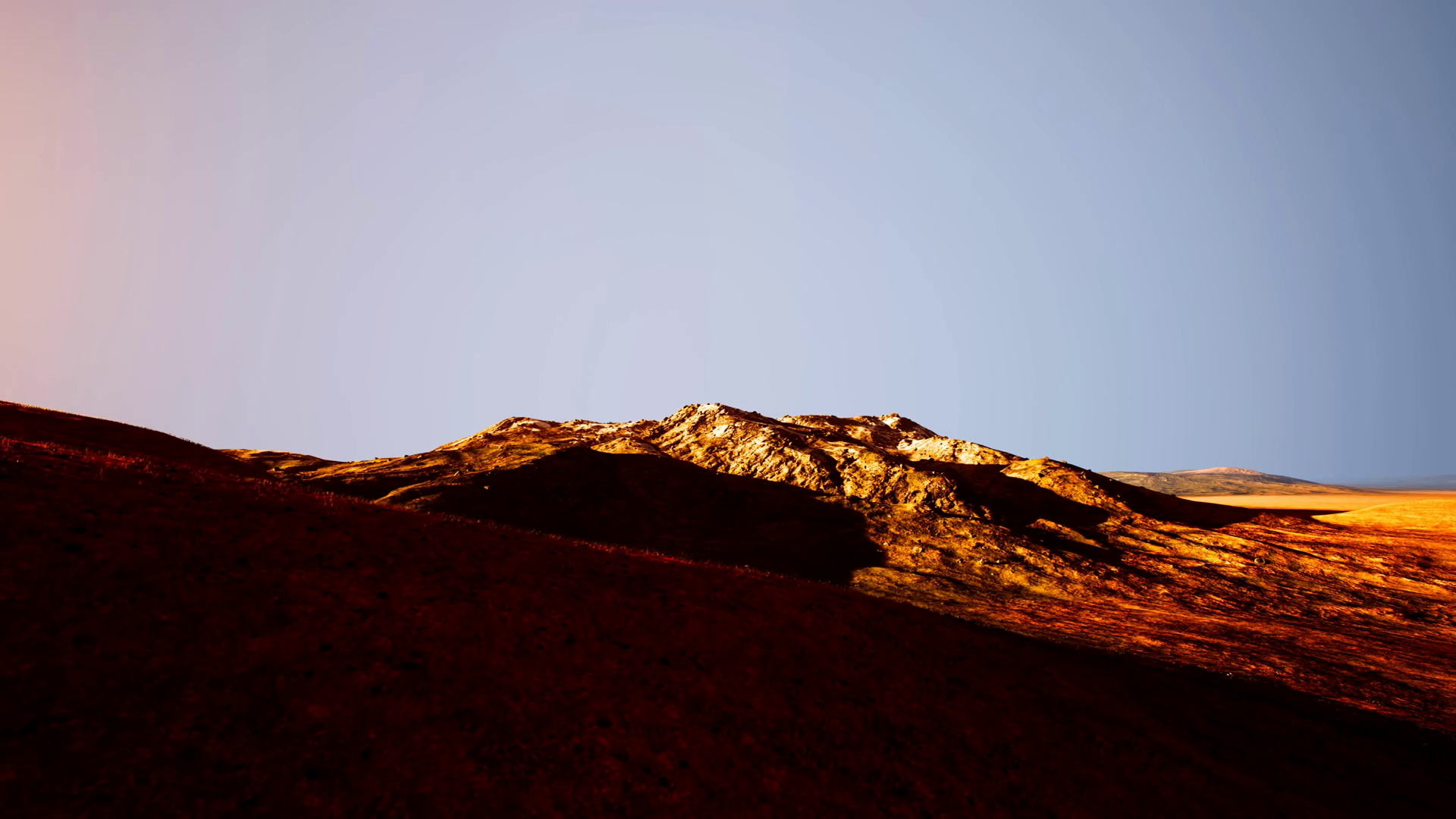 Sun Set Scene Over Mountains In Indian Stock Footage SBV-347048911 ...