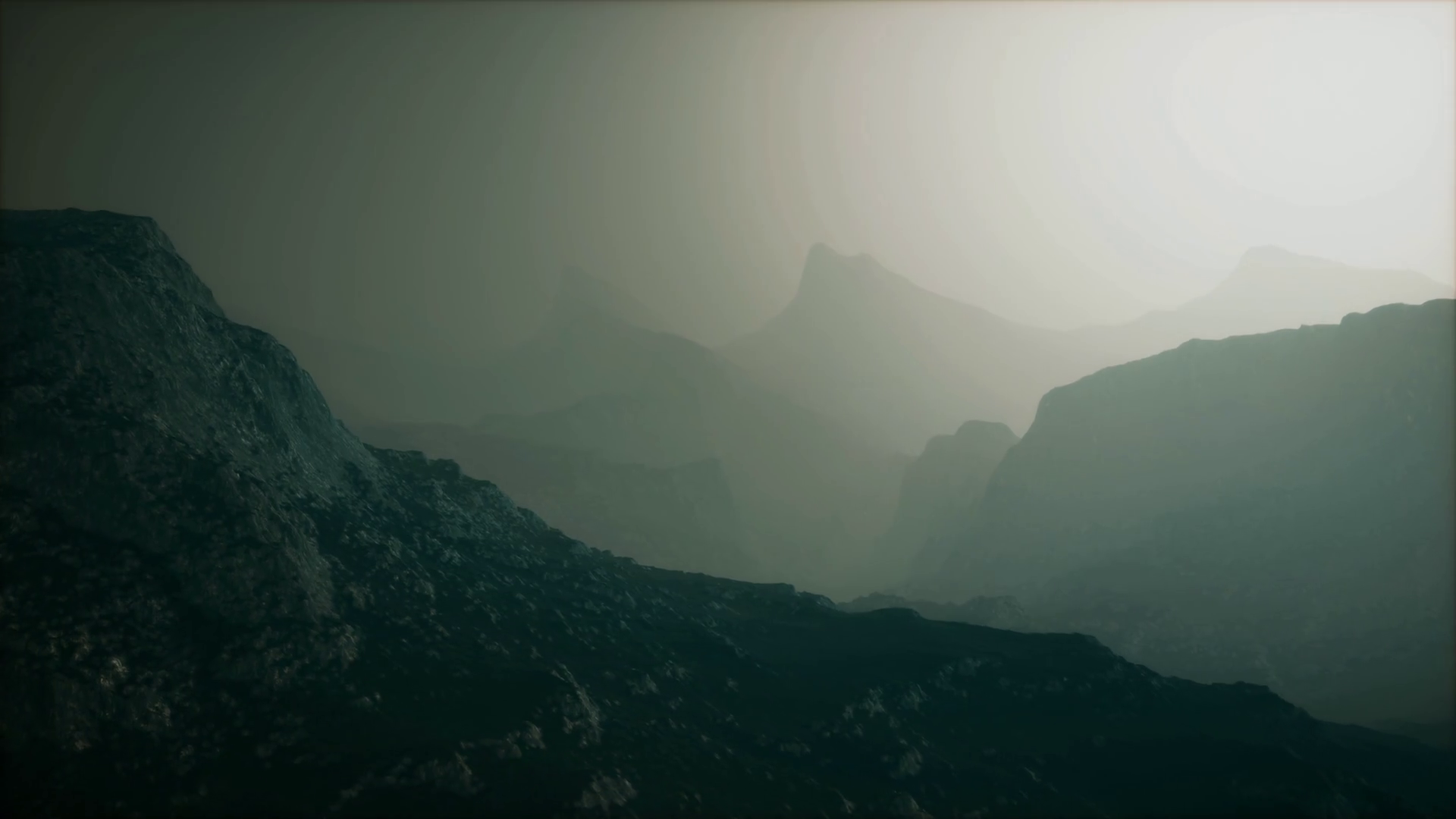 morning fog in mountain of Afghanistan Motion Background 0010 SBV