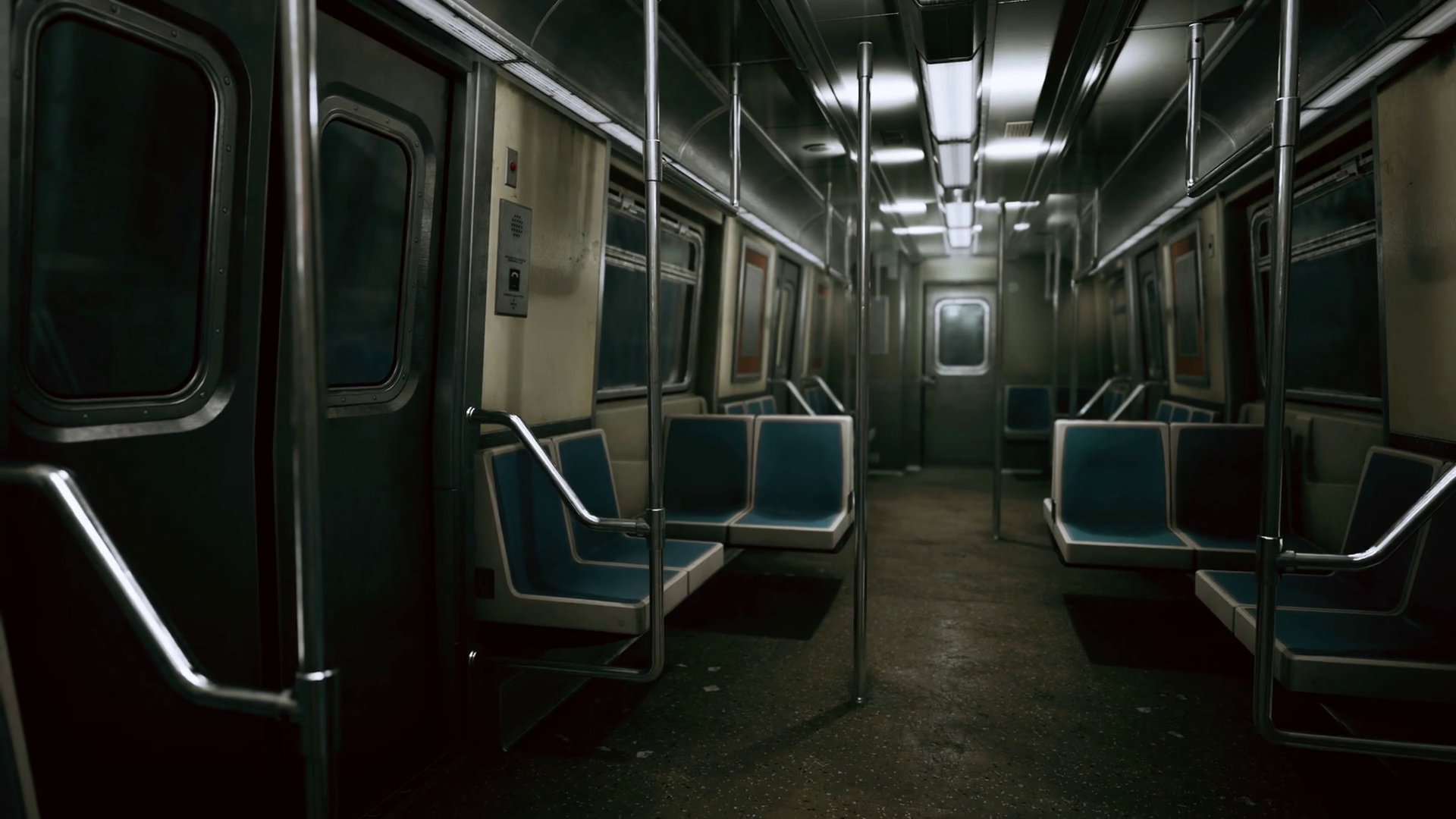 Empty Metal Subway Train In Urban Chicago Stock Motion Graphics SBV ...