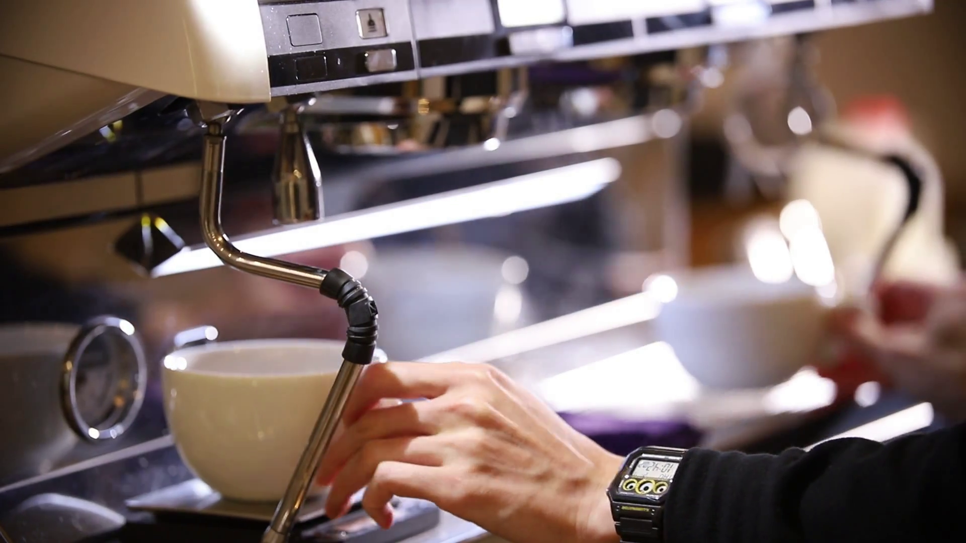 Barista Making Coffee Espresso Pouring In Stock Footage SBV332001294 Storyblocks