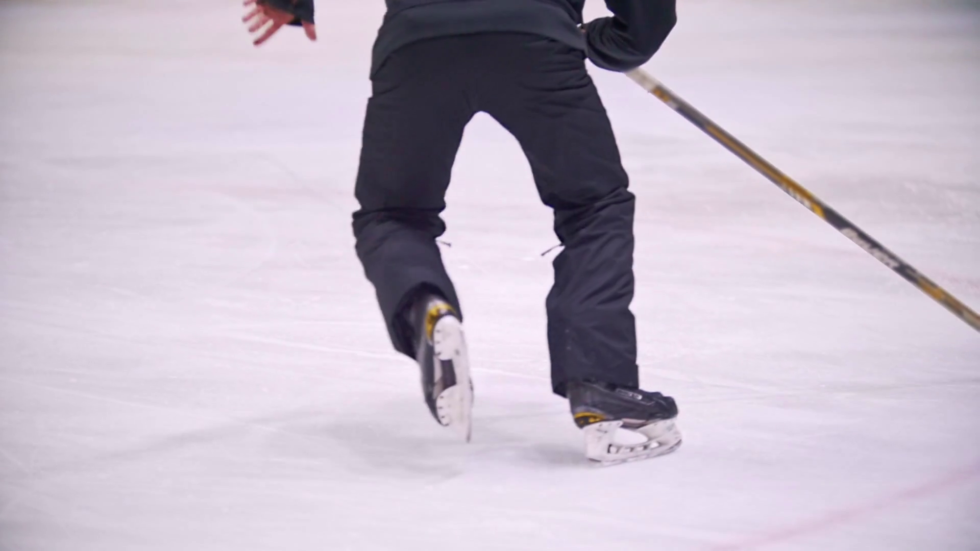 Hockey Player Leads Puck Running On Ice Stock Footage SBV327805110 Storyblocks